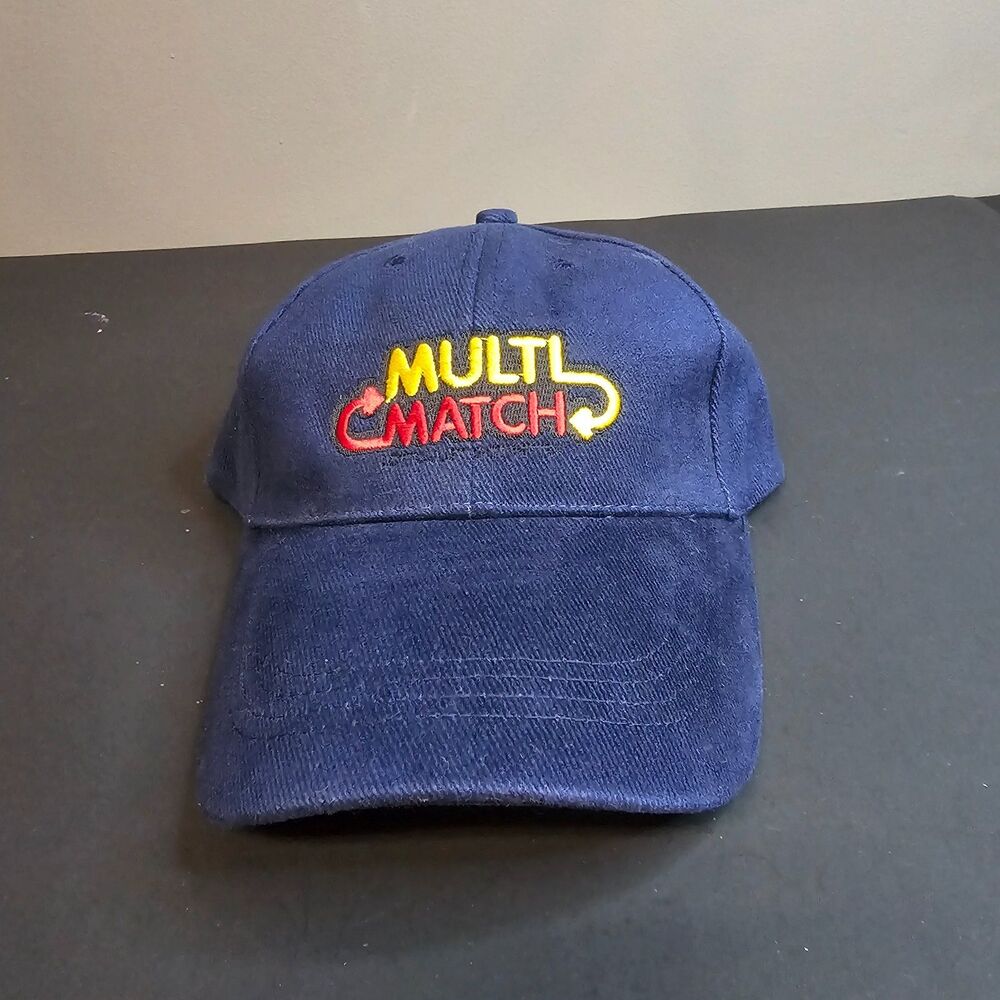 Maryland Lottery Multi Match Hat Baseball Cap Blue Adjustable Snapback NWOT Dad